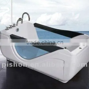 Hotel Acrylic Stream-Line Bathtub thumbnail-1