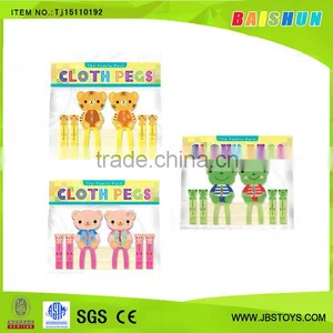 6PCS Animal Plastic Cloth Pegs TJ15110192 thumbnail-1