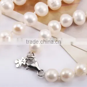 Graceful !Charming ! Fashion Design ! Latest Natural White Pearl Necklace for Christmas thumbnail-6