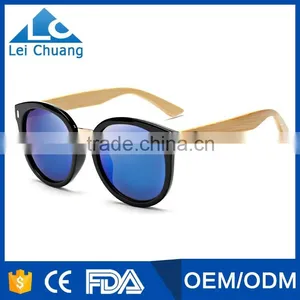Free Sample High Quality Round PC Frame Bamboo Wooden Sunglasses China Manufacture thumbnail-1