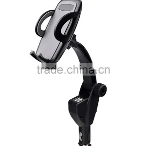 Mobile Phone Portable Double Usb Port Car Charger Dual Car Usb Charger Holder thumbnail-3