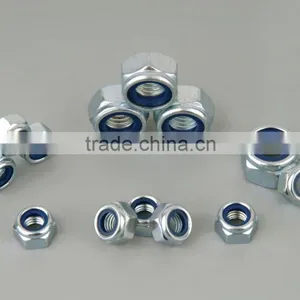 Various Sizes Din985 Nylon Nut With Zinc Plated thumbnail-1
