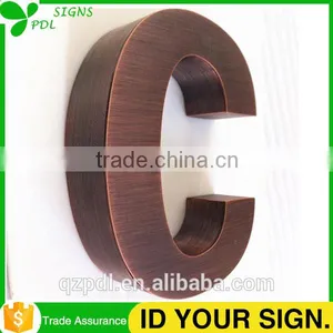 304 Stainless Steel Bronze Letters and Numbers thumbnail-1