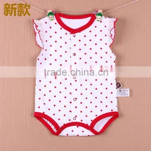 Body Romper Baby Clothes Piece Dress Clothing Triangular Short Sleeved Summer Romper for New Born thumbnail-5