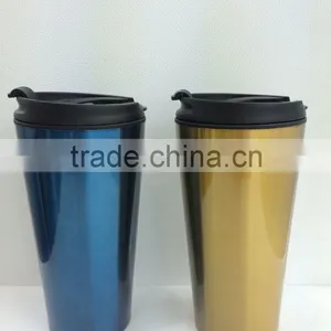 16oz Double Wall Travel Mug thumbnail-1