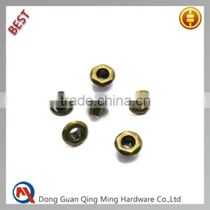 12mm High Quality Metal Hexagon Eyelet For Leather thumbnail-1