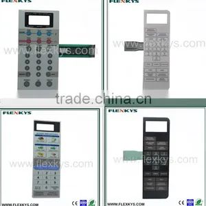 Grease Resistant Microwave Oven Membrane Switch With Silver Circuit and Rear Adhesive thumbnail-4