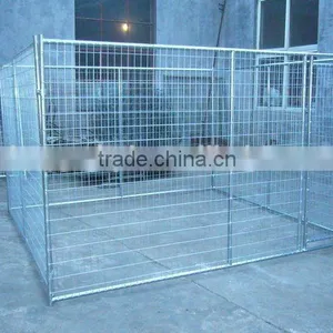 Galvanized Big Outdoor Dog Cage thumbnail-3