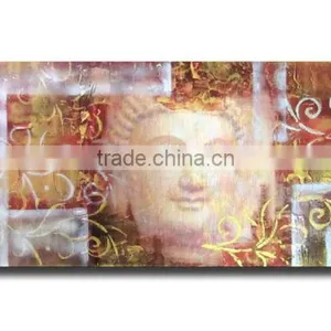 Modern Group Buddha Painting on Canvas thumbnail-3