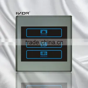 1 Gang Curtain Touch Switch Kingkong Grey (CT2300-AC1-KKG) thumbnail-1