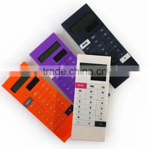 Portable Promotional 10 Digital Solar Paper Clip Calculator thumbnail-1