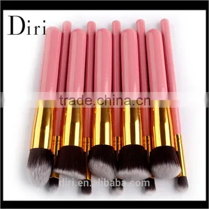 Professional Pincel Maquiagem 10 Pcs Synthetic Hair Cosmetic Brush Set thumbnail-1