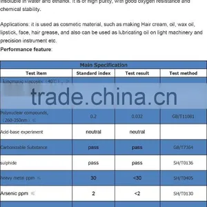 Raw Material White Mineral Oil / Paraffin Oil for Cosmetic and Industry Grade thumbnail-3