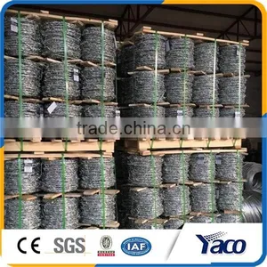 Beautiful Surface Treatment 1.57mm Hi-tensile Barbed Wire Price thumbnail-2