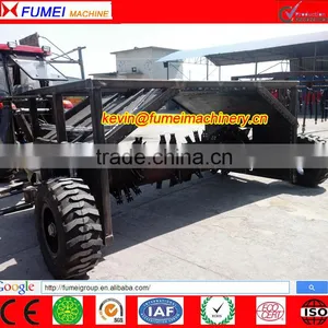 Towable Compost Turner, PTO Driven, Hydraulic Lifting thumbnail-1