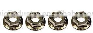 M8 COPPER FLASHED EXHAUST MANIFOLD LOCKING NUT thumbnail-2