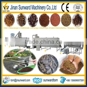 Double Screws Floating Fish Fodder Processing Extruder thumbnail-1
