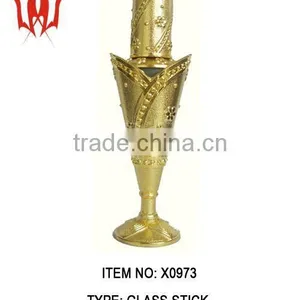 Golden Luxury Glass Perfume Bottle thumbnail-1