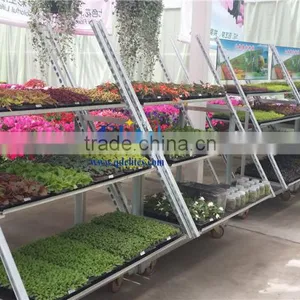 5Danish Flower Trolley Display Cart thumbnail-1