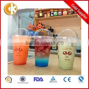 500ml 16oz PP Plastic Milk Tea Cups With Logo thumbnail-1