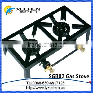 Double Burner Gas Cooker With Cast Iron Burner,portable Gas Stove From China Factory thumbnail-1