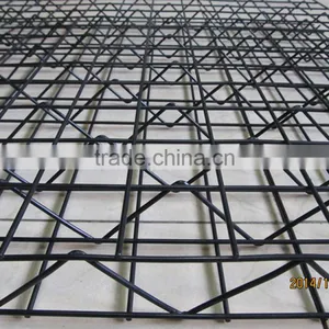2016 the New Design Powder Painted Black 3D Trellis Wire Mesh Panels thumbnail-1