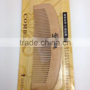 100%Nature Peach Wooden Combs 15*4.5 thumbnail-2