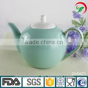 Cheap Chinese Ceramic Teapots Bluk Wholesale With Custom Logo thumbnail-1