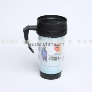 Duble Wall Travel Mug/w Hand thumbnail-3