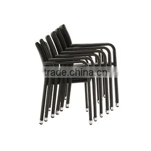 2017 Trade Assurance Outdoor Cheap Ergonomic Synthetic Rattan Aluminium Simple Design Armchairs on Sale thumbnail-2