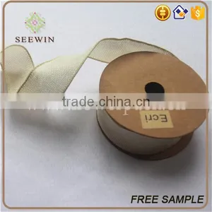 China Textile Wholesale Flax Linen Fabric for Artificial Jute Ribbon thumbnail-3
