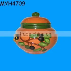 Ceramic Coating Soup Stock Pot With Cover thumbnail-1