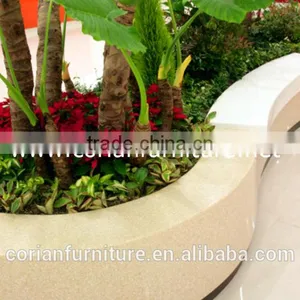 Designed Made Outdoor and Indoor Corian Garden Bench thumbnail-1