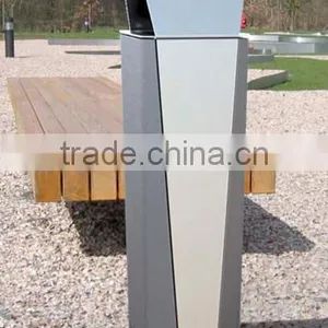 Arlau Outdoor Metal Steel Unique Trash Cans thumbnail-4