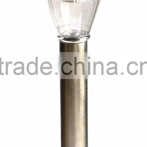 3pk Stainless Steel Solar Path Light Outdoor LED Landscape Lawn Garden Lamp -140 mm thumbnail-2