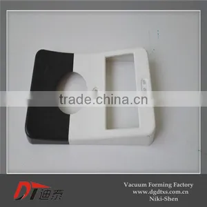 Custom Black and White Plastic Outline Vacuum Forming Part thumbnail-6