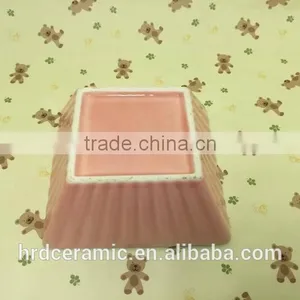 Stocked New Style Restaurant Square Ceramic Plates Dishes / Salad Bowl thumbnail-6