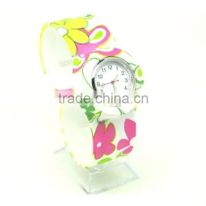 4 Color Printing Silicone Slap Watch thumbnail-1