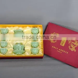 Tea Set- Promotional Novelty Porcelain Cawa Cup -Fine Porcelain Cawa Cup With Embossed Pattern thumbnail-1