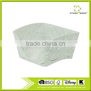 Arc-shaped Metal Punched Desktop Note Paper Holder thumbnail-1