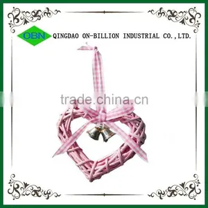 Christmas Decoration Hanging Wicker Heart for Sale thumbnail-1