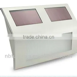 FQ-529 Modern Wall Mounted Stainless Steel Garden Solar Stair Step Lights With CE and ROHS Certificates thumbnail-3