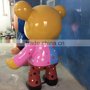FRP Bear Cartoon Figurine for Shopping Mall thumbnail-6