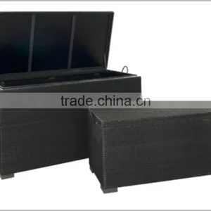 High Quality Alumi Garden PE Rattan Storage Boxs Wholesale thumbnail-1