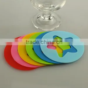 BPA Free China Supplier Silicone Wineglass Mark thumbnail-1