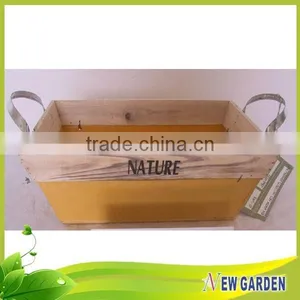 China Wholesale Durable Garden Lightweight Retangle Wooden Pot thumbnail-6