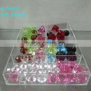 Plastic Artificial Acrylic Crystal Diamond Bead Lucite Bead Gemstone Bead thumbnail-4