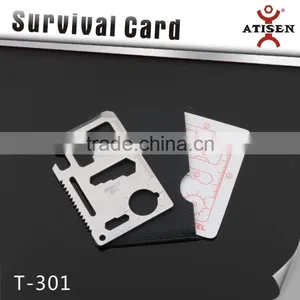 Cheap Stainless Steel Multi-functional Survival Card thumbnail-1