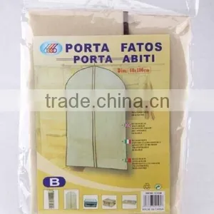 2015 Hot Sale PEVA and Non-woven Garment Suit Bag Suit Cover thumbnail-1