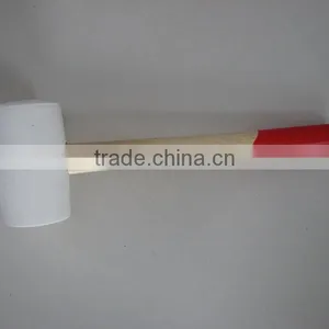 Rubber Hammer With Wooden Handle thumbnail-1